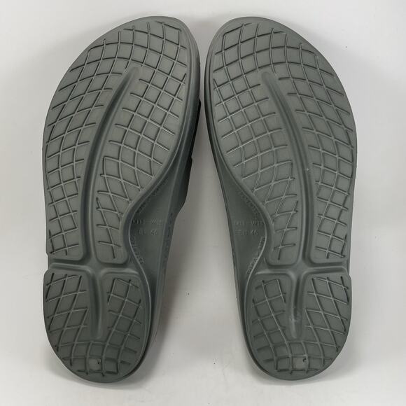 Oofos Ooahh Slide Sandals Mens Size 13 Green Comfort Recovery Relax Shoes main image 8